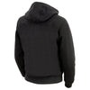 Nexgen Heat NXL2713SET Women 'Heated' Front Zipper Black Hoodie Jacket for Outdoor Activities  w/ Battery Pack