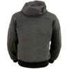 Nexgen Heat MPL2713SET Women Grey 'Heated' Front Zipper Fiery Hoodie Jacket for Outdoor Activities w/ Battery Pack
