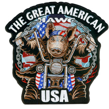 Hot Leathers PPA2950 Great Amerian Hawg 4" x 4" Patch