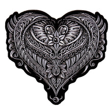 Hot Leathers PPA9208 Ornate Heart 8"x8" Patch