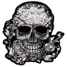 Hot Leathers PPC3215 Bandana Skull with Rhinestones 4" x 4" Patch