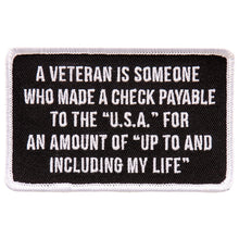 Hot Leathers PPL9717 Veteran 4"x3" Patch