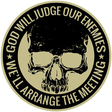 Hot Leathers PPQ1457 God Will Judge 9'' Patch