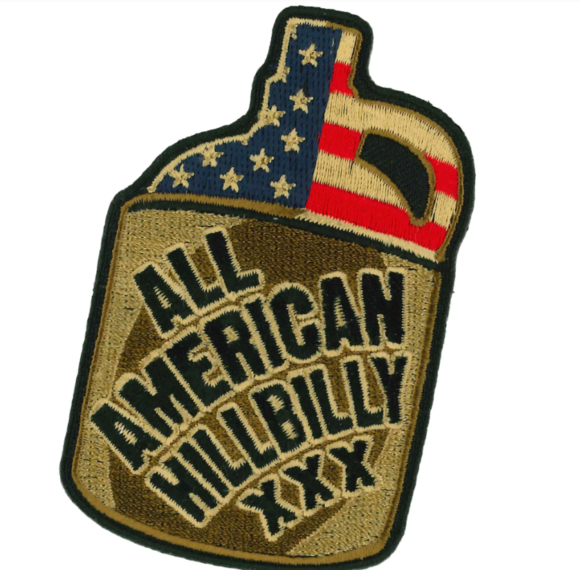 PATCH ALL AMER HILLBILLY 2.5"-PPQ1900 : 2.5"X3.5 - HighwayLeather