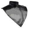 Milwaukee Leather SH166 premium leather neck warmer with fleece lining, designed for face, neck, and safety protection.