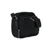 Hot Leathers Small Multipocket Leather Purse with multiple compartments, clip attachment, and stylish design.