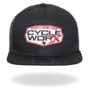Hot Leathers PWA1004 Official Providence Cycle Worx Red Patch Snapback Hat