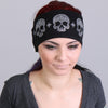 Hot Leathers skulls bling head wrap for hair accessories with shiny skull design and vibrant colors.