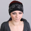 Hot Leathers original flowers bling head wrap, stylish hair accessory with floral and rhinestone details, perfect for casual or festival wear.