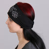 Hot Leathers RWC1005 original flowers bling head wrap, stylish hair accessory with floral and rhinestone details.