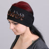 Hot Leathers Flames Bling Head Wrap for hair accessories, featuring bold flame design and sparkling embellishments.