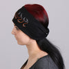 Hot Leathers Flames Bling Head Wrap, stylish hair accessory with flame design and sparkling embellishments.