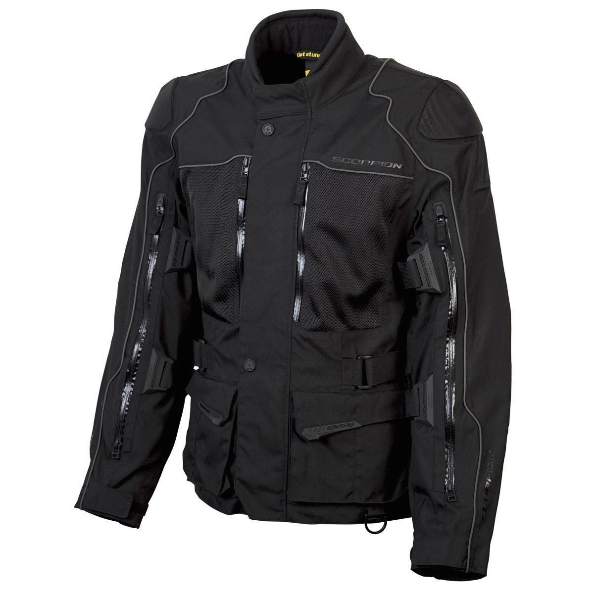 Scorpion Yosemite XDR Men's Hi-Viz Yellow Textile Jacket with Armor - HighwayLeather