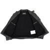 Milwaukee Leather men's black leather moto style jacket with classic design and stylish details, perfect for casual wear.