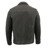 Milwaukee Leather SFM1875 Men's New Zealand Lambskin Leather with Shirt Style Collar