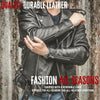 Milwaukee Leather Black Classic Brando motorcycle jacket for men, made of cowhide leather with side lacing, stylish and durable.