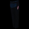 Milwaukee Leather Women's Winged Black and Red Textile Chaps with decorative wing design and adjustable waist strap.