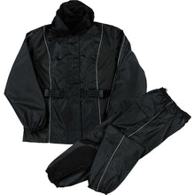 NexGen Women's SH222501 Black Hooded Water Proof Rain Suit