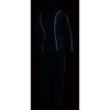 Milwaukee Leather women's waterproof rain suit in black and grey with reflective piping, designed for rain protection.