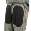 Milwaukee Leather women's gray and orange rain suit with reflective piping, water-resistant rain gear for outdoor protection.