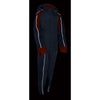 Milwaukee Leather women's gray and orange rain suit with reflective piping, water-resistant rain gear for outdoor protection.