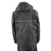 Milwaukee Leather NexGen SH2342 women's black water-resistant rain suit with reflective butterfly designs.