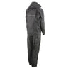 Milwaukee Leather NexGen SH2342 women's black water-resistant rain suit with reflective butterfly patterns and adjustable hood.