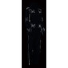 Milwaukee Leather NexGen SH2342 women's black water-resistant rain suit with reflective butterfly patterns, suitable for wet weather.