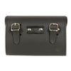Milwaukee Leather SH49905 black PVC small motorcycle windshield bag with clip attachment for secure riding storage.