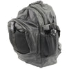 Milwaukee Leather SH54401 black leather 2-in-1 motorcycle sissy bar and bag back with sturdy construction and secure mounting.
