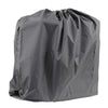 Milwaukee Leather black PVC sissy bar motorcycle bag with studded design, designed for bikers and motorcycle touring.