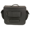 Milwaukee Leather SH583 large black PVC motorcycle sissy bar bag with carrying handle, designed for biker bags and motorcycle storage