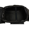 Milwaukee Leather SH606 large black textile motorcycle sissy bar bag with briefcase pockets, designed for bikers and motorcycle touring.