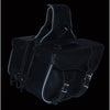 Milwaukee Performance SH66501ZB Black Medium Braided Zip Off PVC Throw Over Saddle Bag