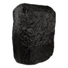 Milwaukee Leather SH680 large black textile motorcycle sissy bar travel bag attached to bike rear, designed for biker gear storage.