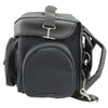 Milwaukee Leather SH685 black motorcycle sissy bar bag with textile construction and sturdy design for biker bags.