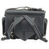 Milwaukee Leather SH685 black motorcycle cooler textile sissy bar bag with straps and storage compartments for bikers.