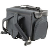 Milwaukee Leather SH685 black motorcycle sissy bar bag with textile construction and medium size, designed for biker bags.