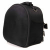 Milwaukee Leather SH687 black textile motorcycle helmet back pack and sissy bar bag with straps and storage compartments.
