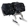 Milwaukee Leather SH694 Large Black Textile and PVC Duffel Style Motorcycle Rack Bag