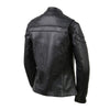 Milwaukee Leather SH8011 Women's Black Leather Sporty Scooter Crossover Biker  Jacket