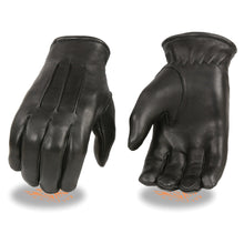 Milwaukee Leather SH865 Men's Black Welted Deerskin Leather Thermal Lined Gloves