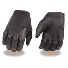 Milwaukee Leather SH887 Men's Black Short Wrist Deerskin Unlined Leather Gloves