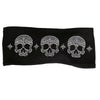 Hot Leathers skulls bling head wrap, a stylish hair accessory with shiny skull design, perfect for adding edgy flair to your look.