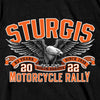 2022 Sturgis Motorcycle Rally SPB1021 Menâ€™s Main Street Photo Black T Shirt