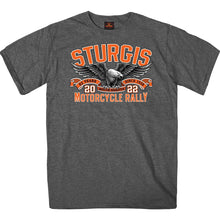 2022 Sturgis Motorcycle Rally SPB1023 Menâ€™s Main Street Photo Heather Charcoal T Shirt