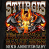 2022 Sturgis Web Exclusive SPB1037 Men's Black Eagle Explosion T Shirt