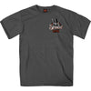 Hot Leathers SPB1073 Menâ€™s Charcoal 2023 Sturgis Gambler Short Sleeve T-Shirt