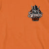Hot Leathers SPB1074 Menâ€™s Orange 2023 Sturgis Gambler Short Sleeve T-Shirt