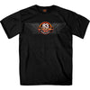 Hot Leathers SPB1090 Menâ€™s Black 2023 Sturgis Rally Logo Double Sided T-Shirt